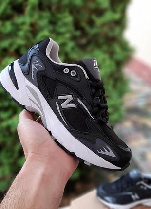Женские зимние термо кроссовки new balance 725 ml 725 черные с белым теплым евроментом 725 на зиму