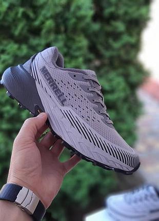 Чоловічі зимові термо кросівки merrell agility peak 5 світло сірі теплі кросівки меррелл єврозима 46(29см)