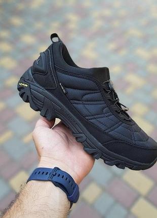 Теплі зимові чоловічі кросівки merrell ice cup moc ііі чорні осінні термо кросівки мерел айс кап 42