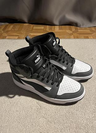 Кросівки puma rebound v6 black-gray 43 (28 см)
