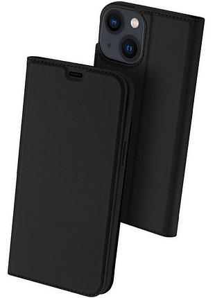 Уцінка чохол-книжка dux ducis з кишенею для візиток для apple iphone 14 / 13 (6.1")