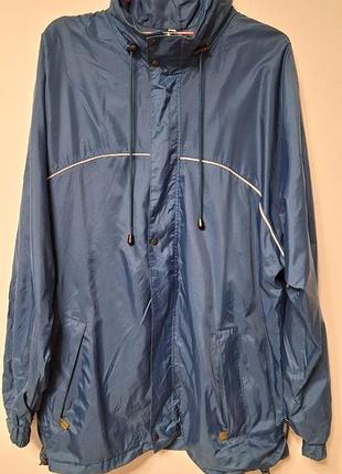 Куртка ветровка мужская синяя aqua guard, размер xl - 2xl