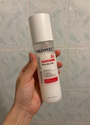 Medi-peel - bio intense glutathione white toner - освітлювальний тонік для обличчя з глутатіоном - 180ml