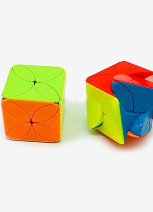 Кубик рубіка "magic cube" пелюстковий, 5.5 см, головоломка-трансформер із кольоровими гранями