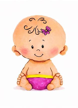 Фольгированная пуля "baby girl" 79×49,5 см | роскошный декор для baby shower