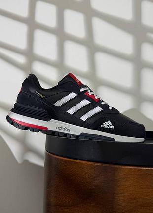 Чоловічі кросівки adidas zx 750 black white red 8