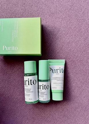 Набір purito wonder releaf centella mini kit unscented 30 мл