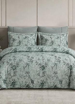 Постельное белье maison d'or napoli green тенсел евро