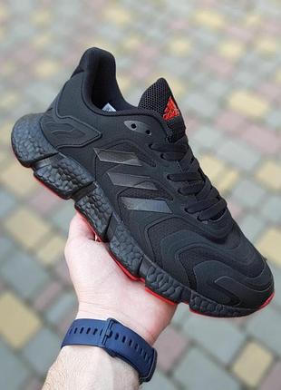 Мужские летние черные с красным кроссовки adidas vento модные весение кроссовки адидас венто для парня 44