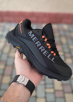 Чоловічі зимові термо кросівки merrell reese cooper black orange чорні з помаранчевим модні кросівки на хлопця 44(27.5см)
