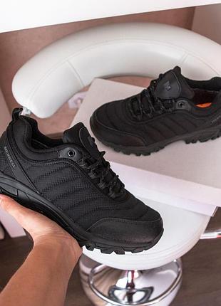 Теплі зимові кросівки merrell vibram чорні термо чоловічі зимові кросівки мерел 42