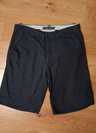 Шорты мужские короткие темно синие h&amp;m, размер l - xl