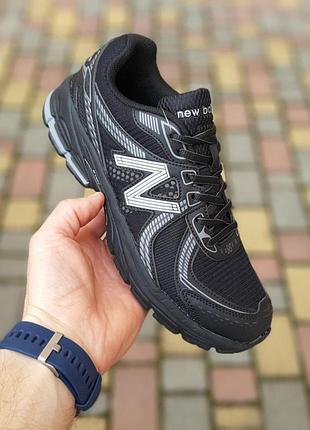 Чоловічі літні кросівки new balance 860v2 чорні з білим нюбеленс 860 для хлопця новинка 43(27,5см)