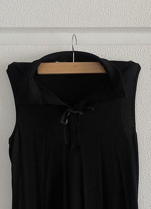Платье чёрное с бантиком ne zara mango uniqlo