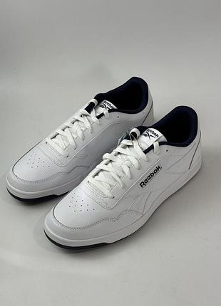 Чоловічі шкіряні білі кросівки кеди reebok court advance 46 розмір