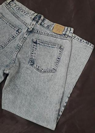 Джинсы мом серо голубые pull and bear размер 38