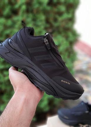 Мужские зимние кроссовки adidas odyssey system черные теплые термо кроссовки адидас одиссей на гортекс 42(26см)