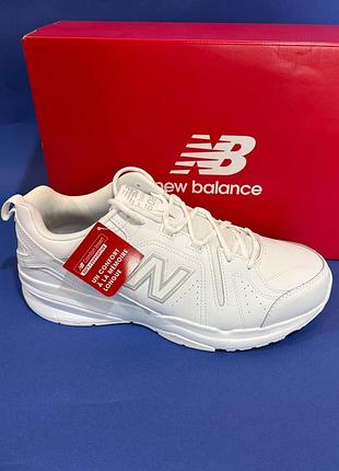 Мужские белые кожаные кроссовки new balance 608 - 49, 50 размр 50