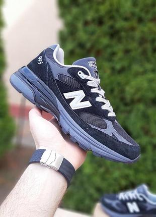 Чоловічі літні кросівки new balance 993 чорні нюбеленс 993 чоловічі топ якість новинка 2024 року 42