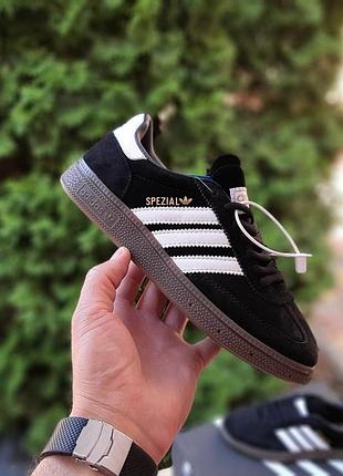 Жіночі кросівки adidas spezial чорні з білим модні кросівки адідас спезіал чудової якості 40(25.5см)