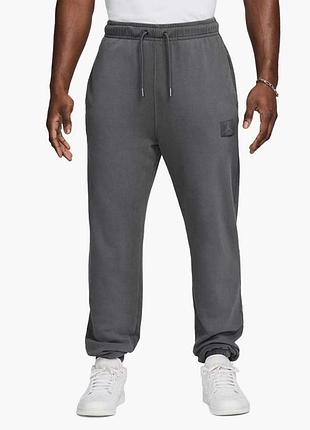 Штани чоловічі air jordan flight fleece mens pants grey fv7253-068 xs xs