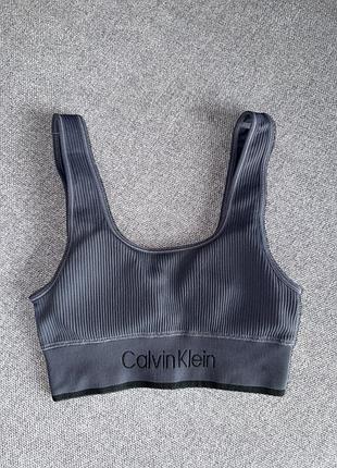 Женский темно-синий топ calvin klein 00gws4k220
