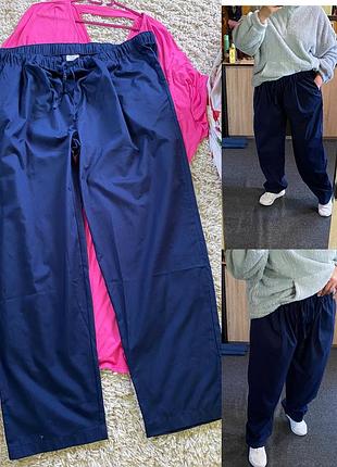 Базові сині штани батал на високий зріст,proluxe,p.xxxl-xxxxl