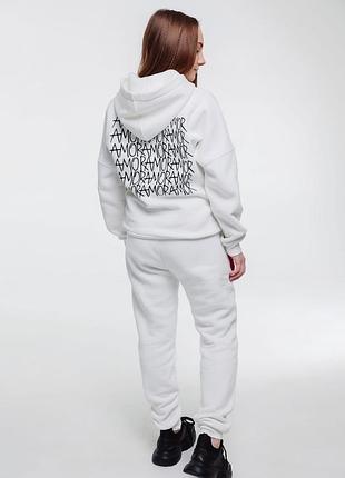Спортивний костюм unisex з принтом — amor.