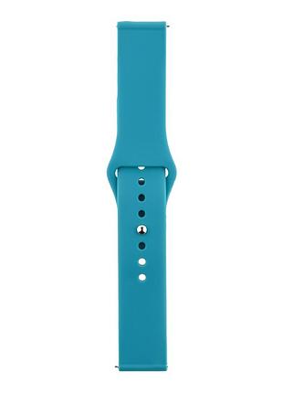 Ремешок универс 20mm silicone original button design для samsung/amazfit/huawei light blue
