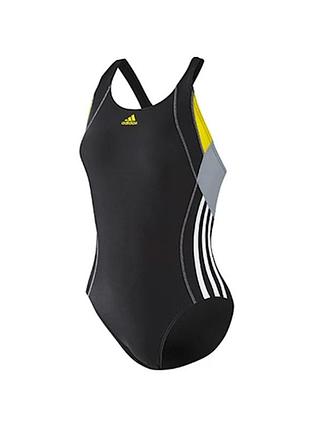 Брендовый сдельный слитный купальник для бассейна adidas l-xl