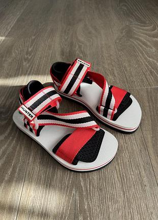 Сандалі hunter beach sandal in white red