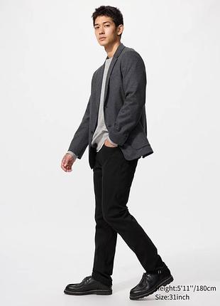 Джинсы из эластичной ткани uniqlo