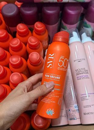 Сонцезахисний спрей-мус svr sun secure lait crépitant spf 50