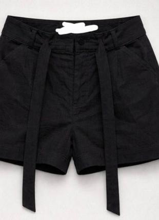 Черные шорты zara