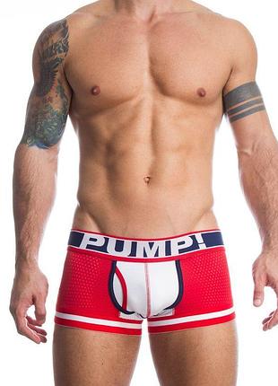 Мужские трусы боксеры pump красного цвета