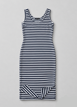 Стильное полосатое платье, платье -майка marks &amp; spencer limited edition