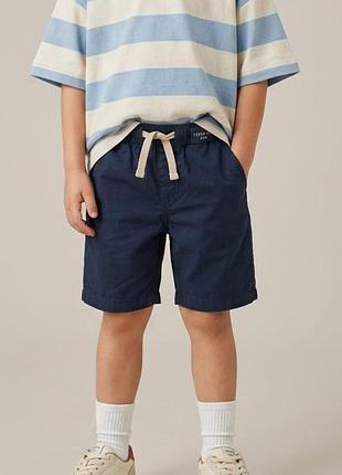 Хлопковые шорты на мальчика 4-5 лет 110 см h&amp;m