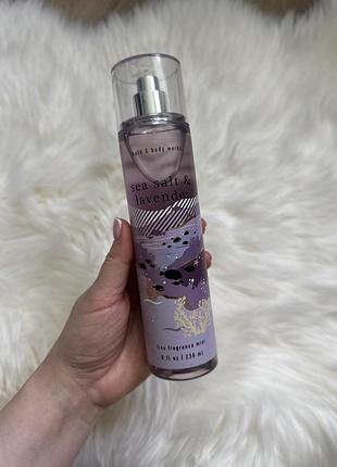 Парфумований спрей bbw sea salt & lavender