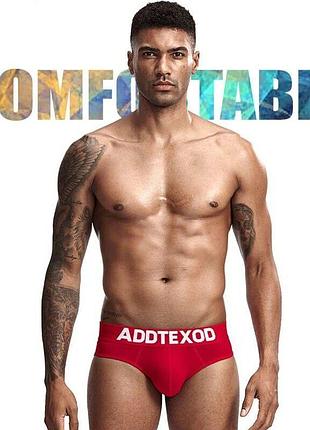 Красные мужские повседневные трусы брифы от бренда addtexod xxl