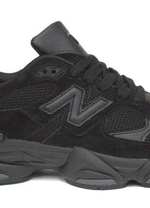 Мужские кроссовки new balance 9060 весна-осень замша текстиль молодежные кроссовки
