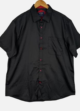 Мужская рубашка с короткими рукавами flex men's luxury collection. @4