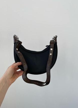 Сумка loop handbag louis monogram black/canvas vuitton with silver 3