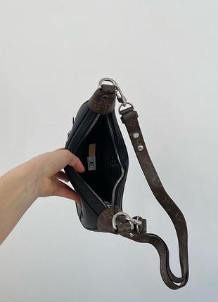 Сумка loop handbag louis monogram black/canvas vuitton with silver 4