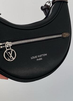 Сумка loop handbag louis monogram black/canvas vuitton with silver 5