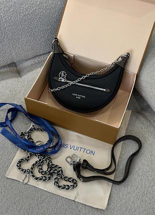 Сумка loop handbag louis monogram black/canvas vuitton with silver 7