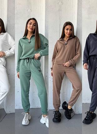 Женский спортивный костюм двунить-петля s. m. l. xl 50-52, 54-56