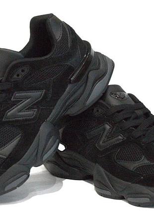 Мужские кроссовки new balance 9060 весна-осень замша текстиль молодежные кроссовки