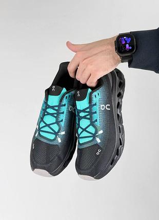 Мужские кроссовки on running cloudtilt black turquoise 5