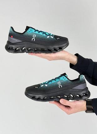 Мужские кроссовки on running cloudtilt black turquoise 6