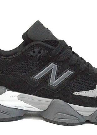Мужские кроссовки new balance 9060 весна-осень замша текстиль молодежные кроссовки